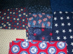 stars patriotic prints fabrics